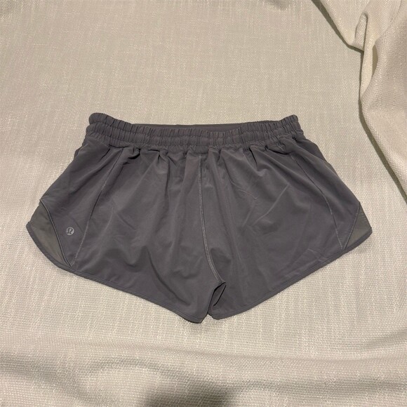 Lululemon Pants - Lululemon Hotty Hot Low-Rise Lined Running Shorts Womens Size 12 Gray
